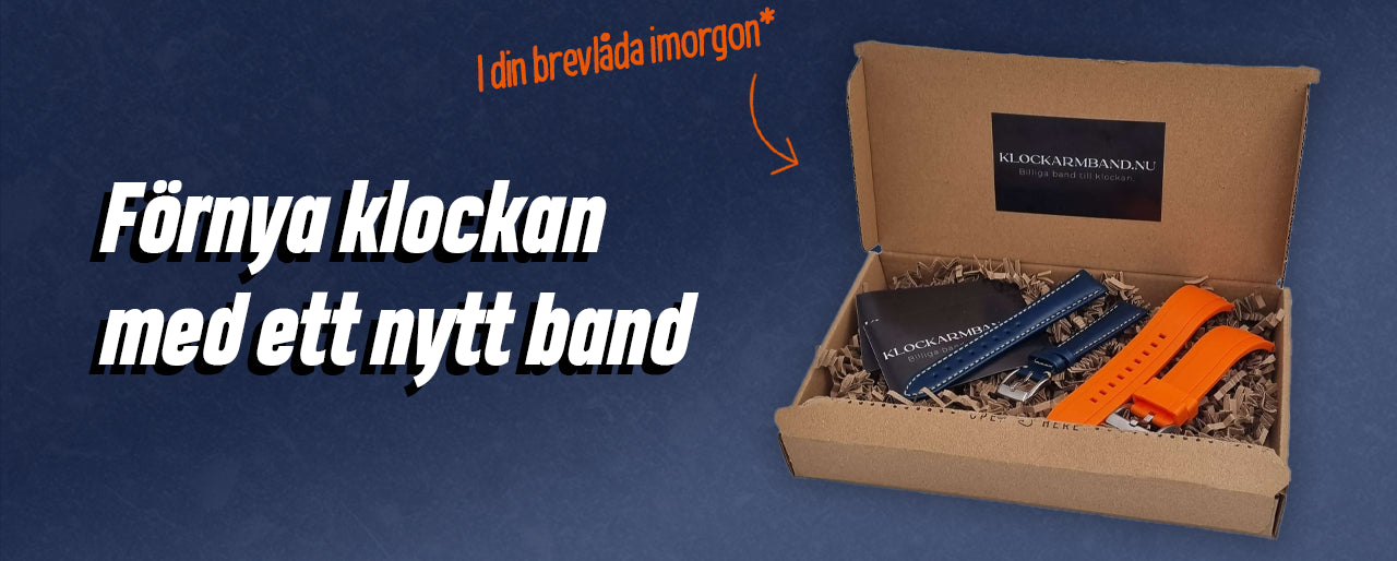 Förnya klockan med ett nytt klockarmband