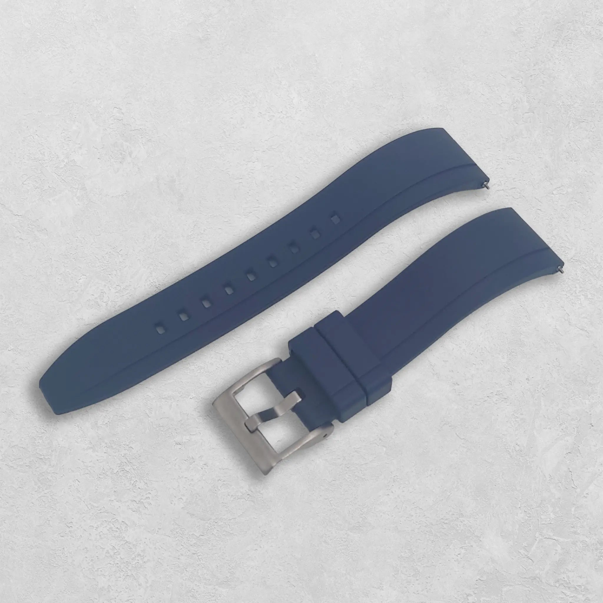 Klockarmband gummi blå