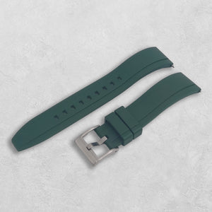 Klockarmband gummi grön