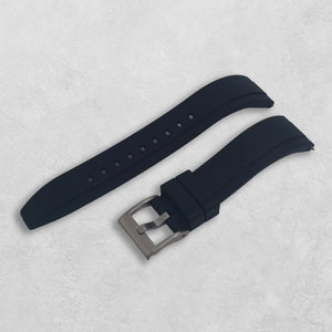 Klockarmband gummi svart