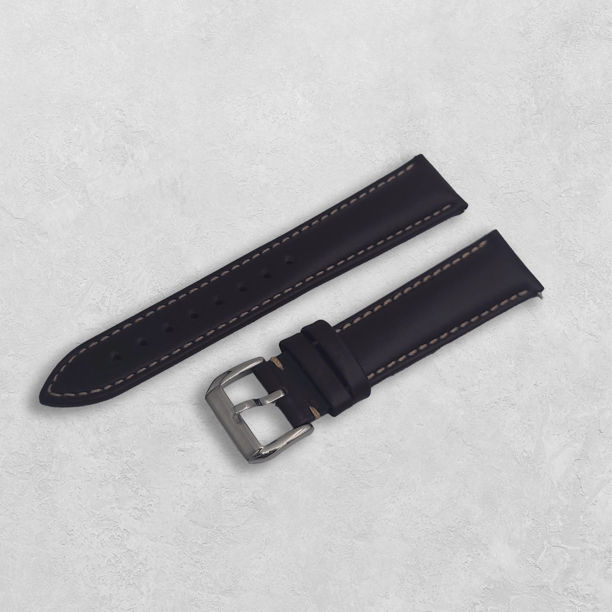 Klockarmband läder svart