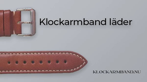 Klockarmband läder